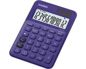 Калькулятор настольный компактный Casio MS-20UC-PL 12-разрядный фиолетовый